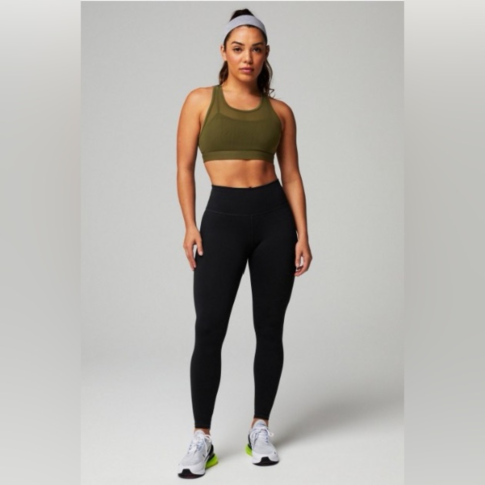 NWT- Fabletics Define PowerHold HW Legging -BLACK (27” inseam)